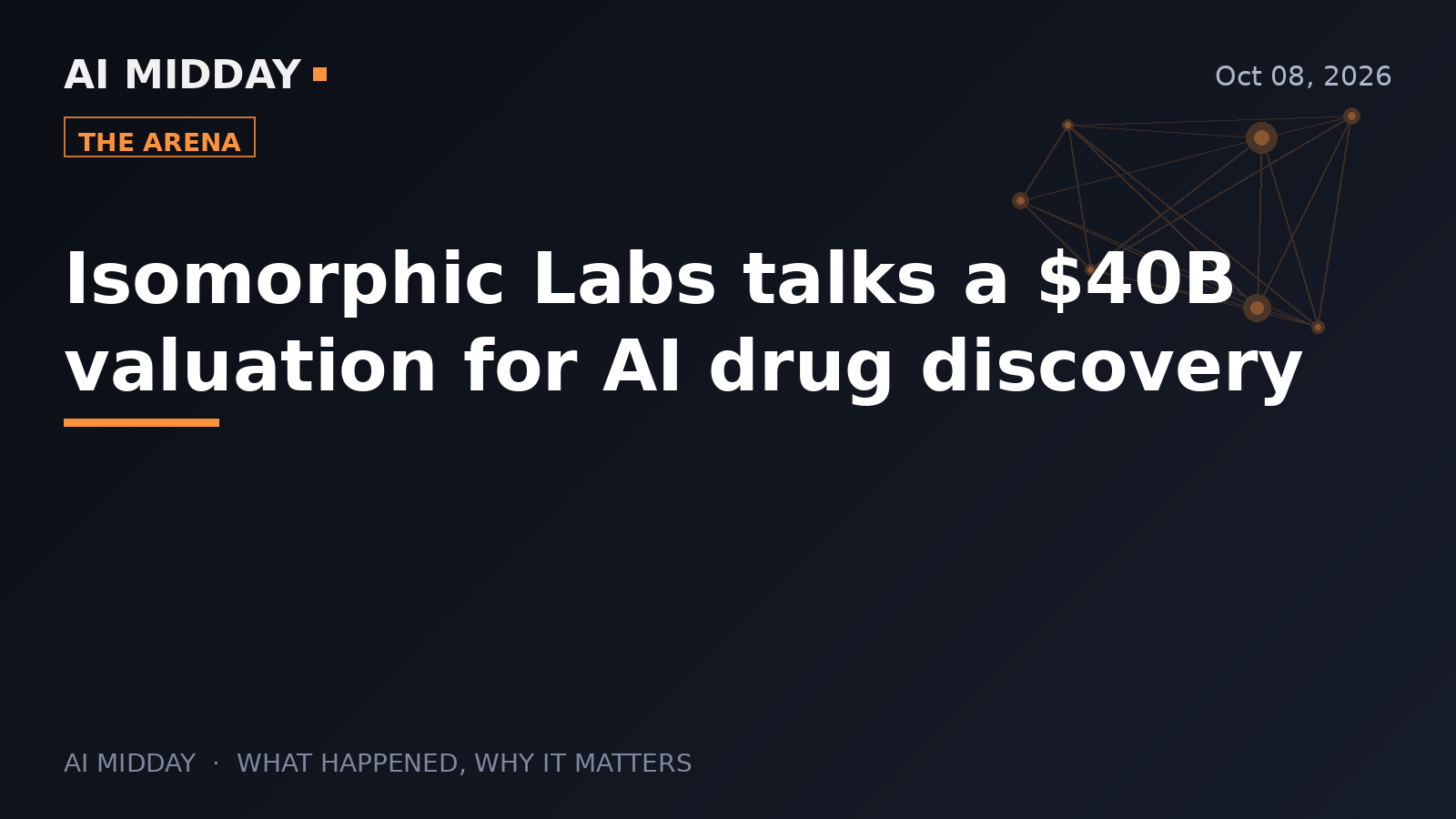 Isomorphic Labs talks a $40B valuation for AI drug discovery