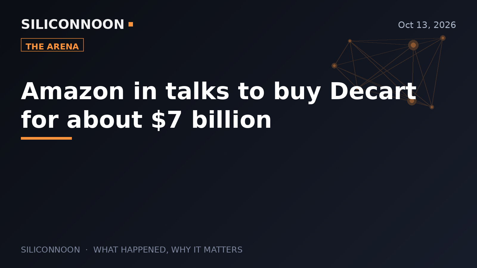 Amazon in talks to buy Decart for about $7 billion