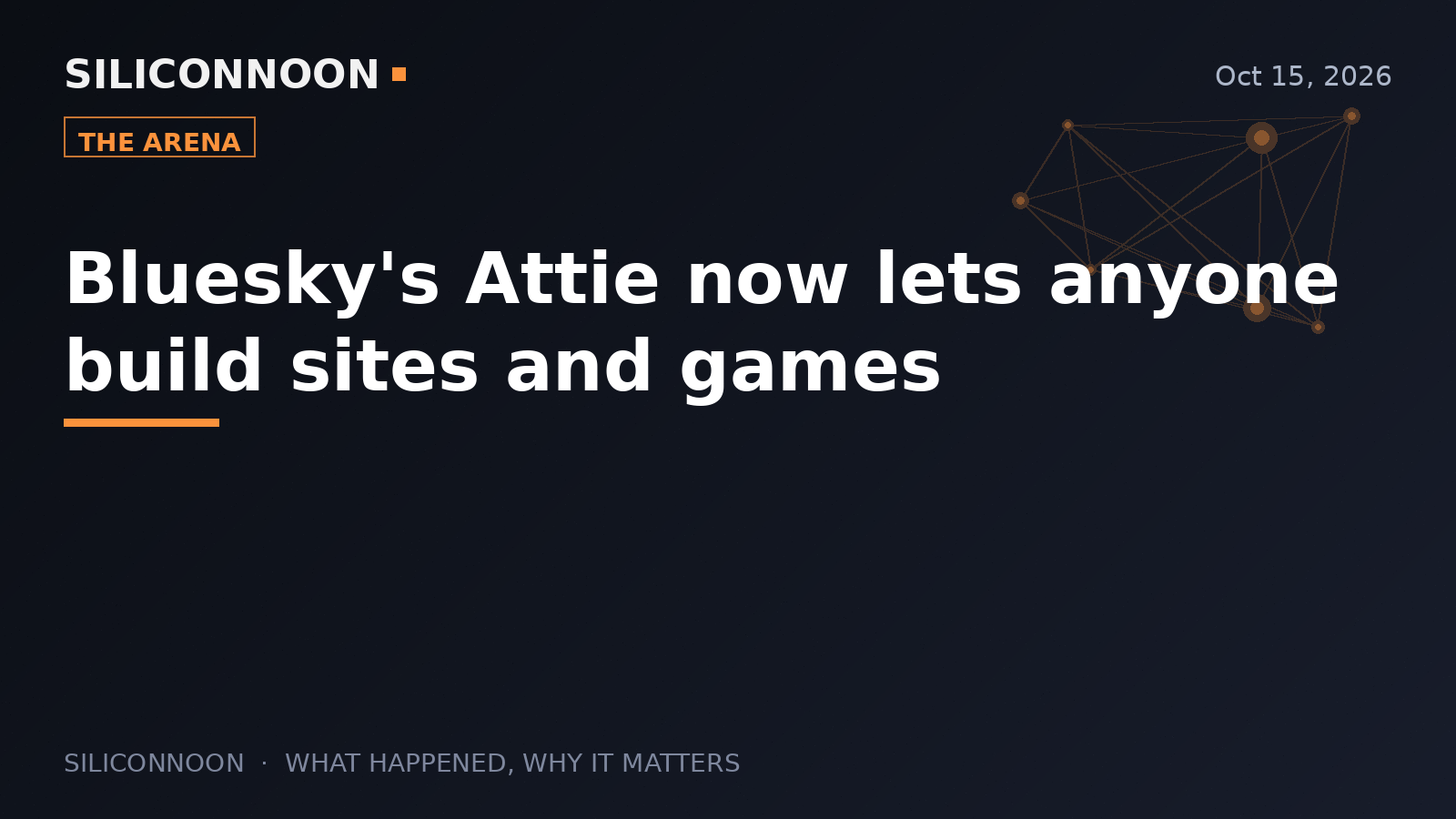 Bluesky's Attie now lets anyone build sites and games