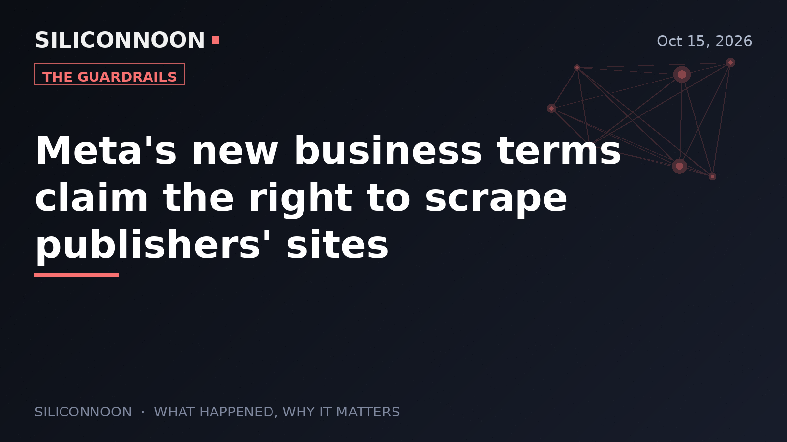 Meta's new business terms claim the right to scrape publishers' sites