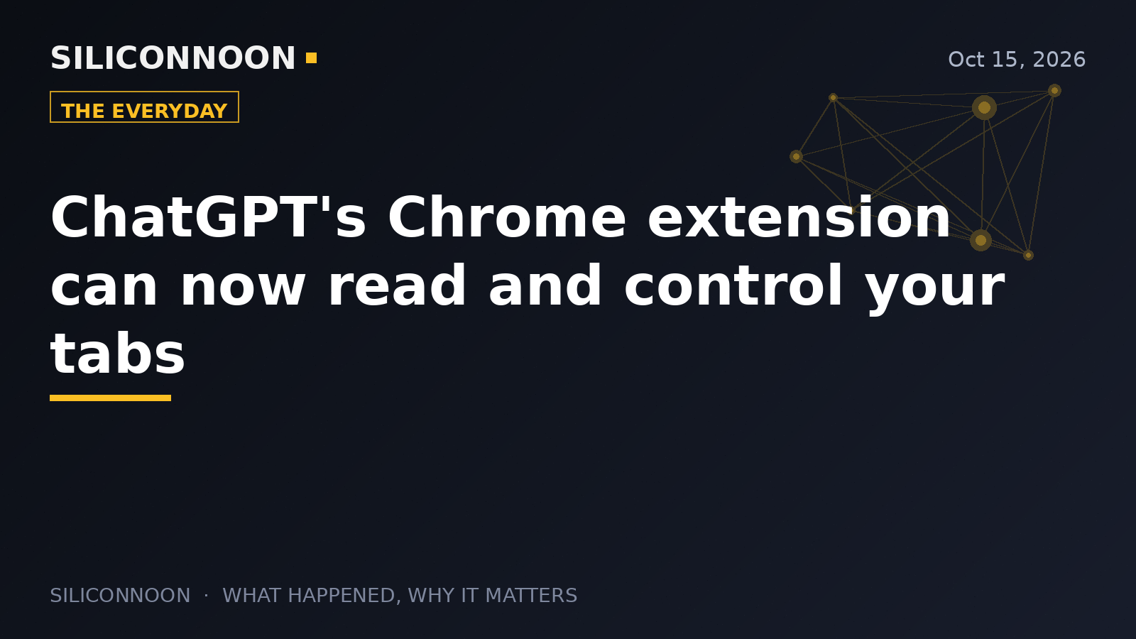 ChatGPT's Chrome extension can now read and control your tabs