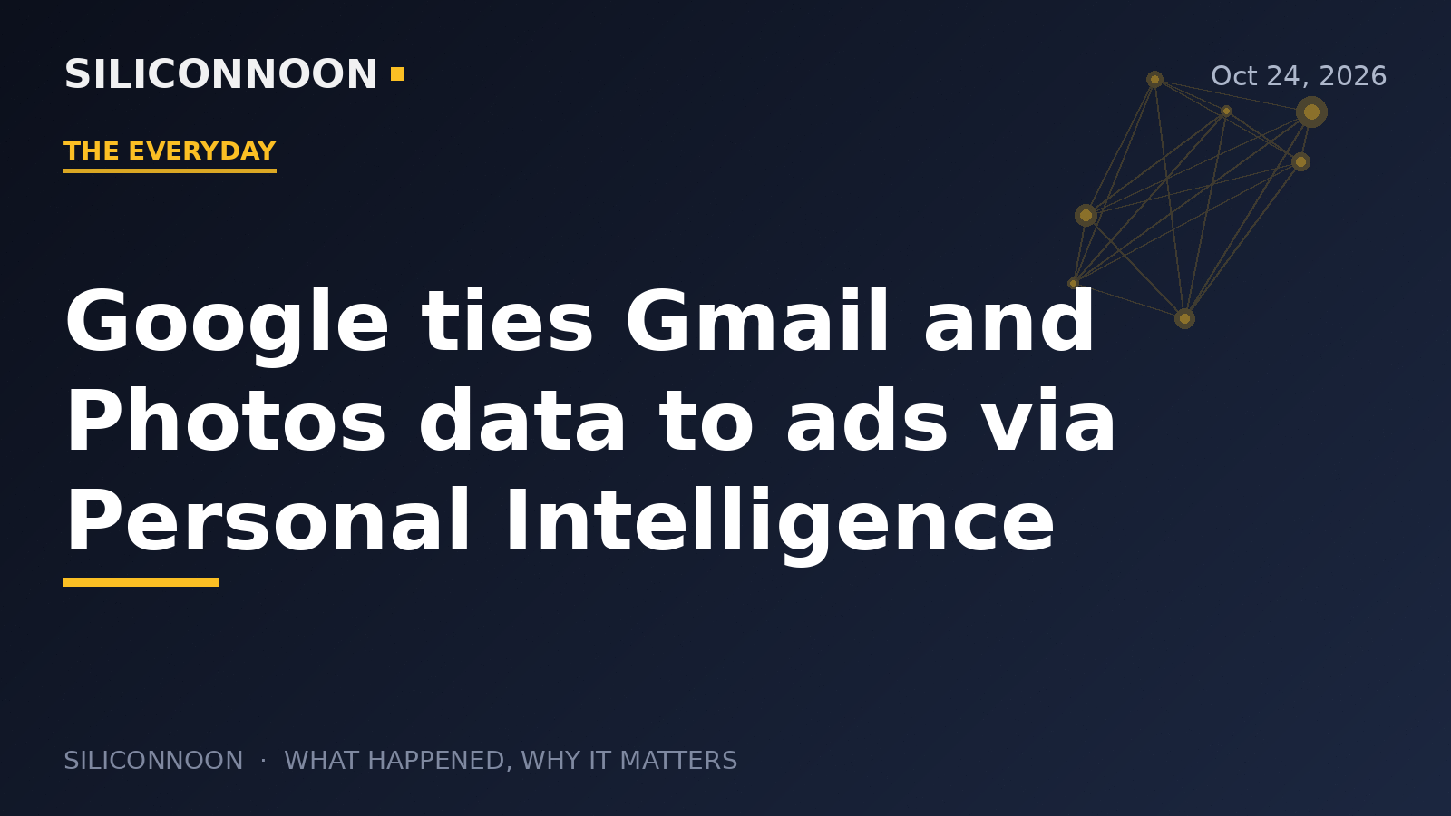 Google ties Gmail and Photos data to ads via Personal Intelligence