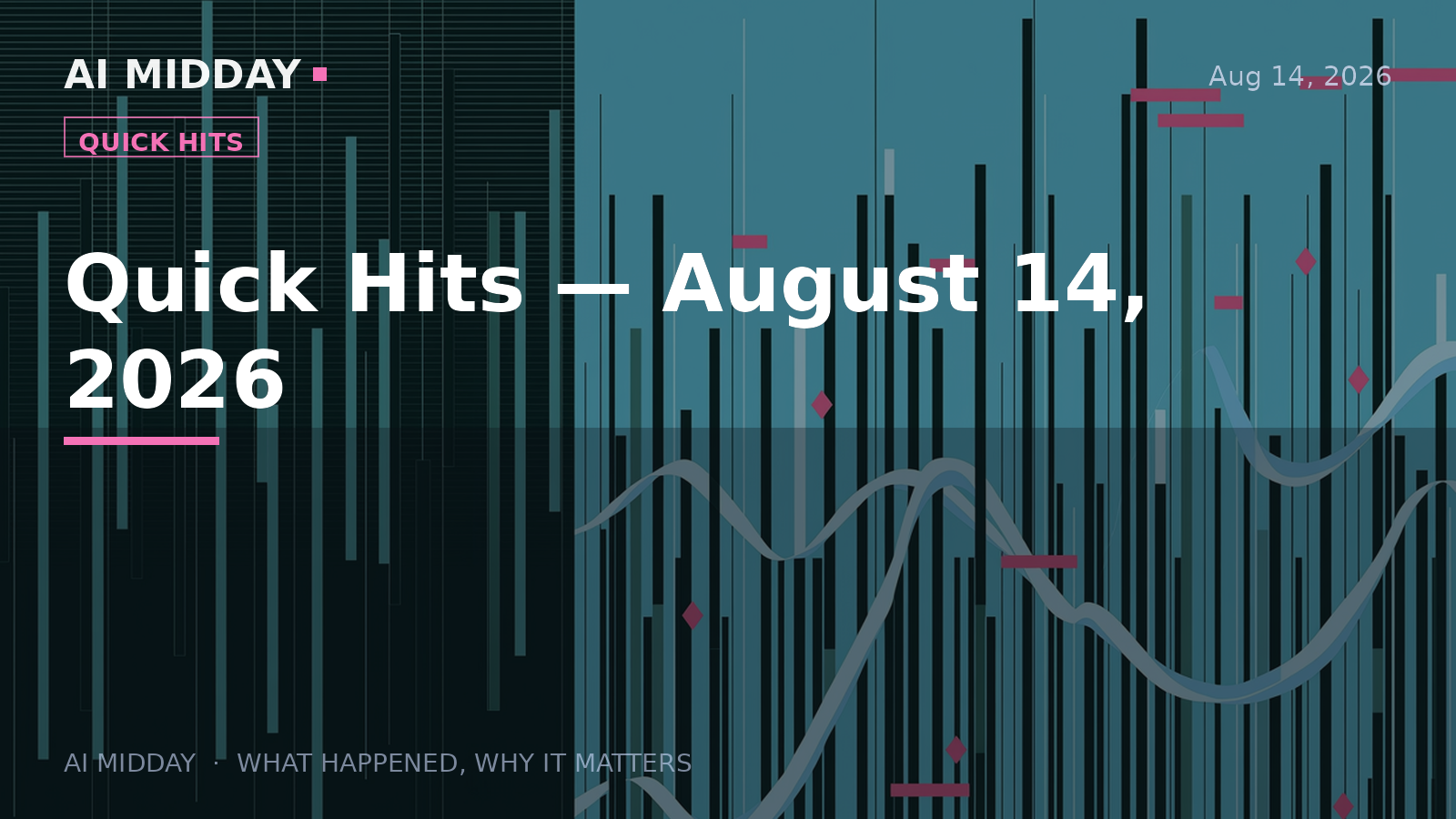 Quick Hits — August 14, 2026
