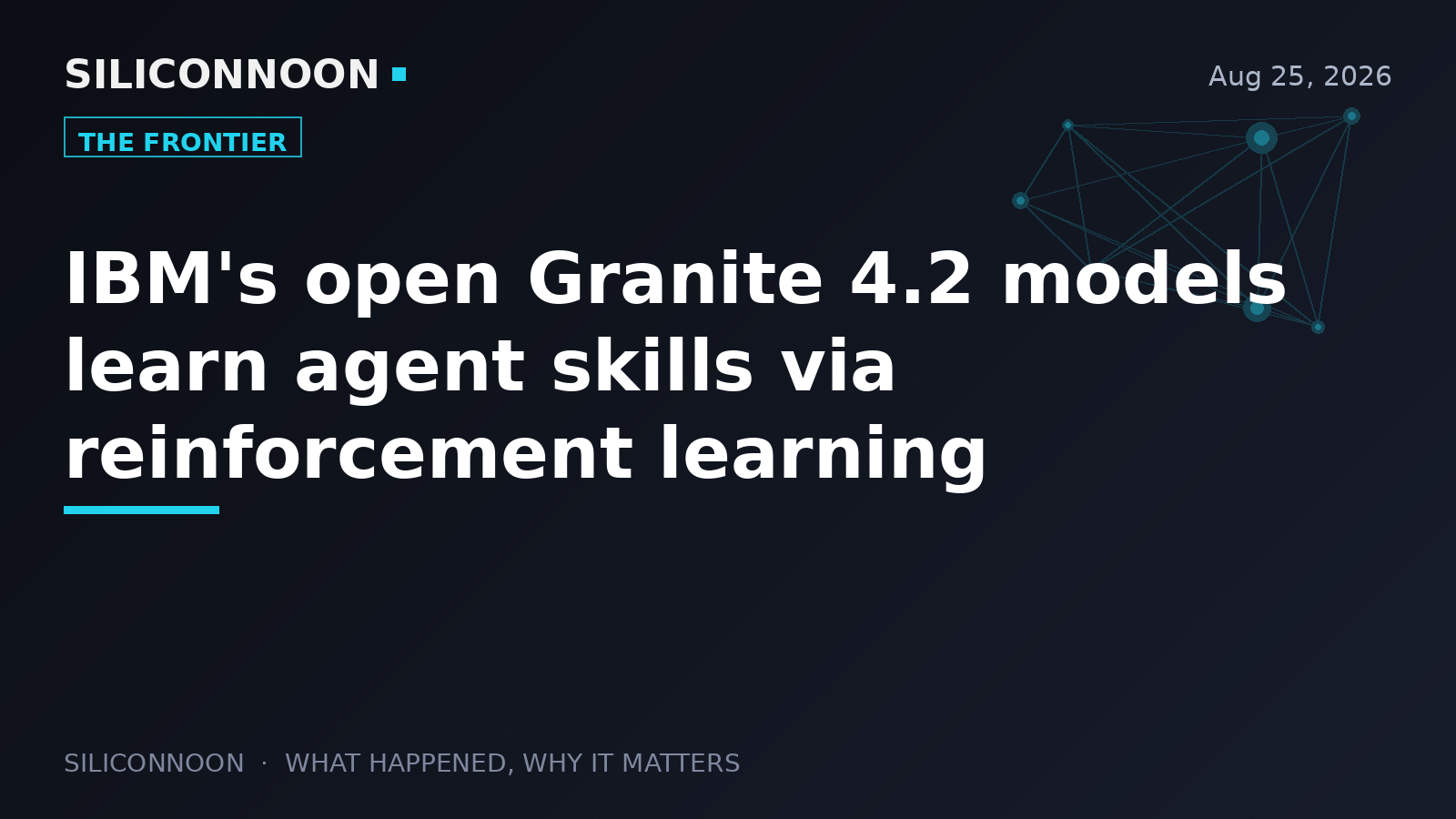 IBM's open Granite 4.2 models learn agent skills via reinforcement learning
