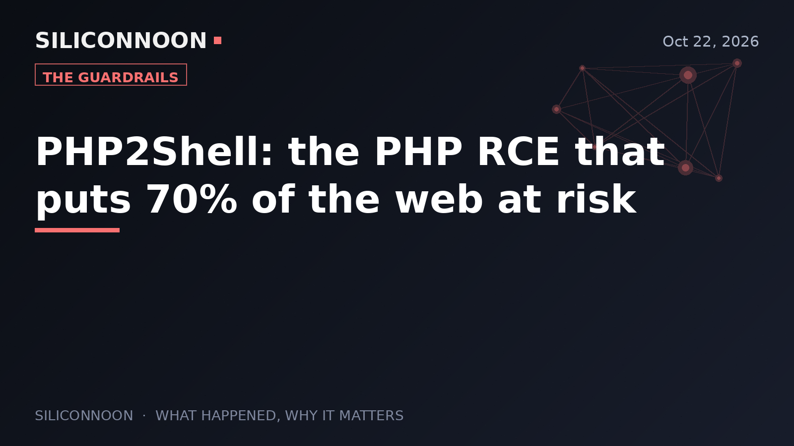 PHP2Shell: the PHP RCE that puts 70% of the web at risk